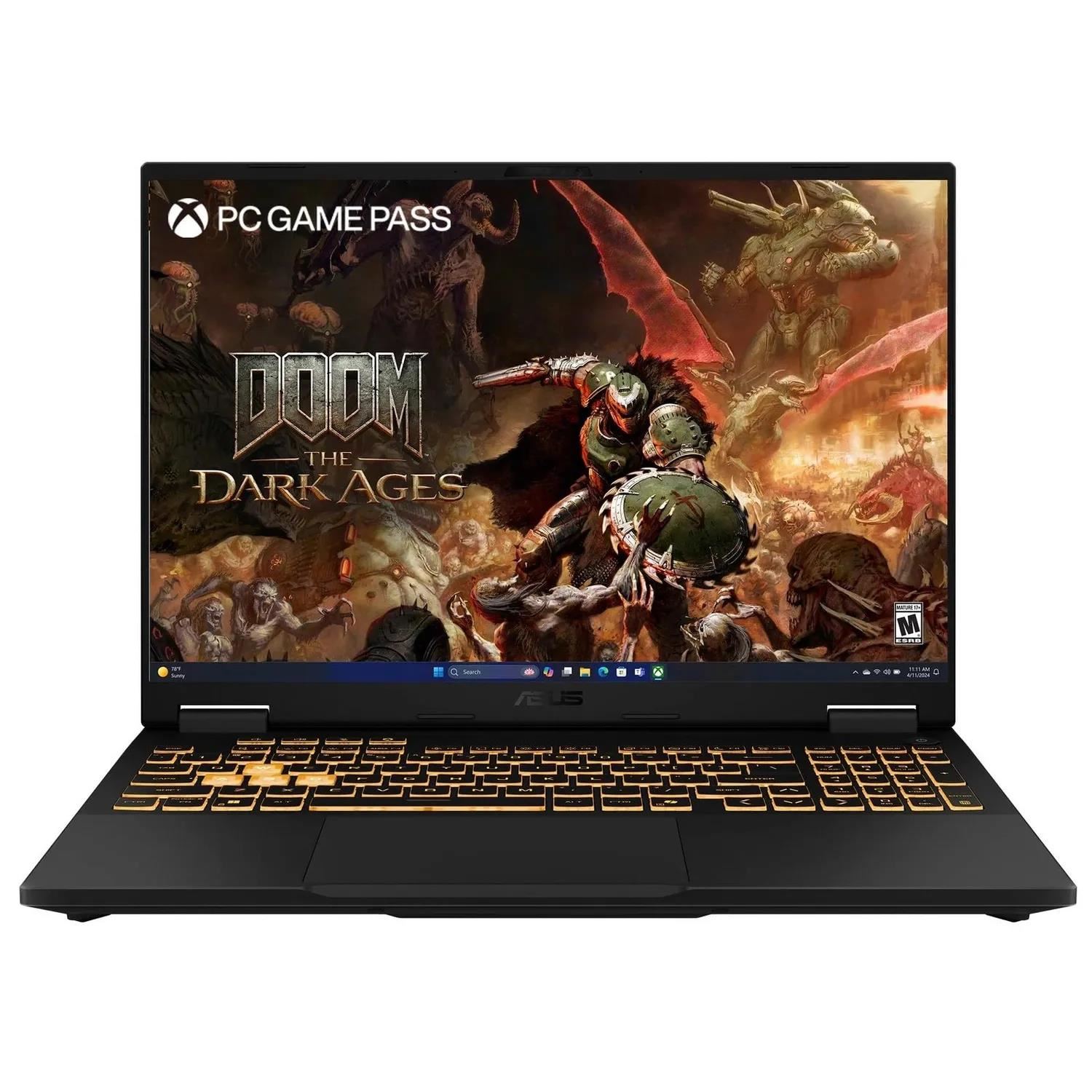 ASUS TUF Gaming F16 165Hz Laptop Intel Core i7-14650HX  NVIDIA GeForce RTX 5060 1TB SSD Jaeger Gray
